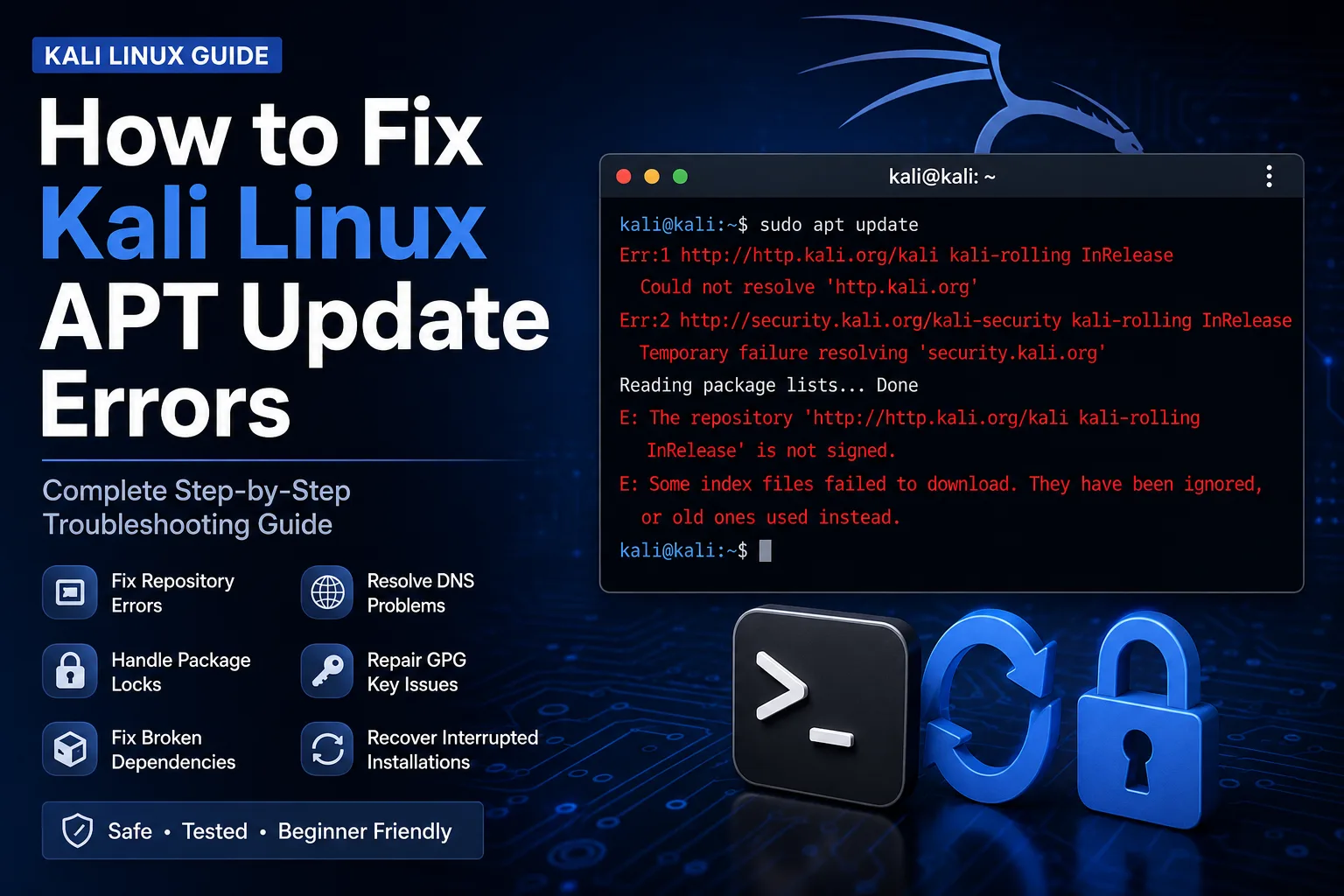 How to Fix Kali Linux APT Update Errors